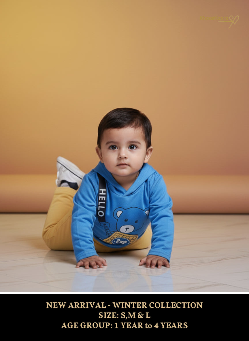 Hello Bear Aster Hoodie Set - Winter Collection