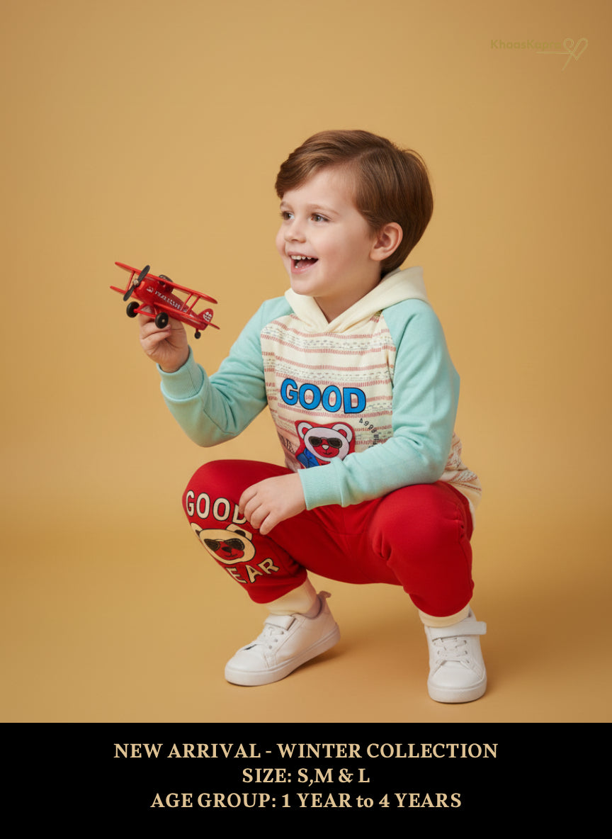 Good Bear Adventure Hoodie Set - Winter Collection