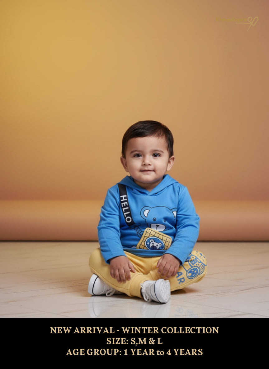 Hello Bear Aster Hoodie Set - Winter Collection