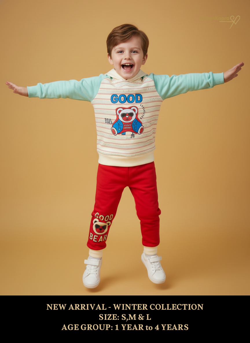 Good Bear Adventure Hoodie Set - Winter Collection